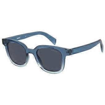Levi's LV 1010/S PJP/KU Full Rim Transparent Blue Unisex Square Sunglasses UV3 Original