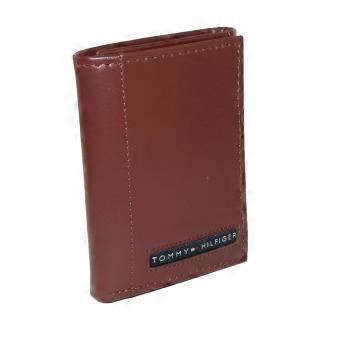 Tommy Hilfiger Leather Cambridge Trifold Wallet (Homme)