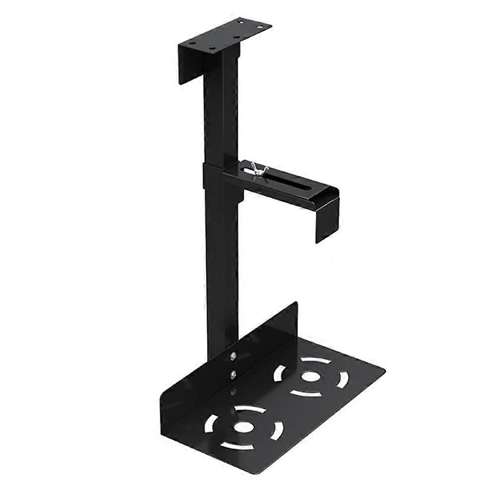 Universal Adjustable PC Case Holder Under Desk Wall Side CPU Stand Computer Mainframe Hanger Host Box Bracket Rack