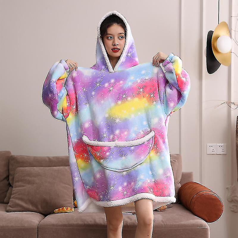 Dream Hoodie Oversized Blanket Sherpa Fleece Ultra Giant Comfy