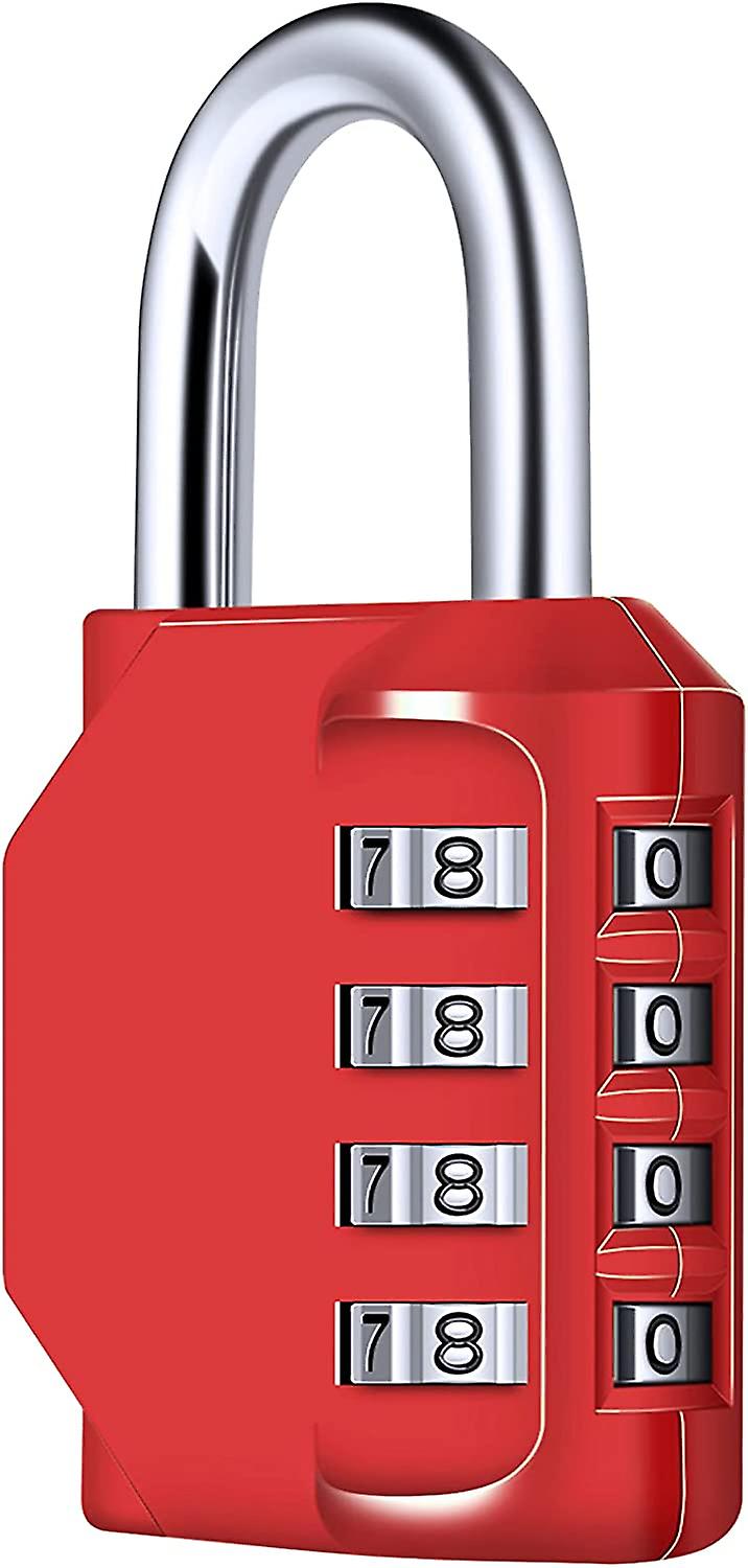 4 Digit Combination Padlock, Waterproof Combination Lock, Waterproof Metal and Plated Steel Combinat