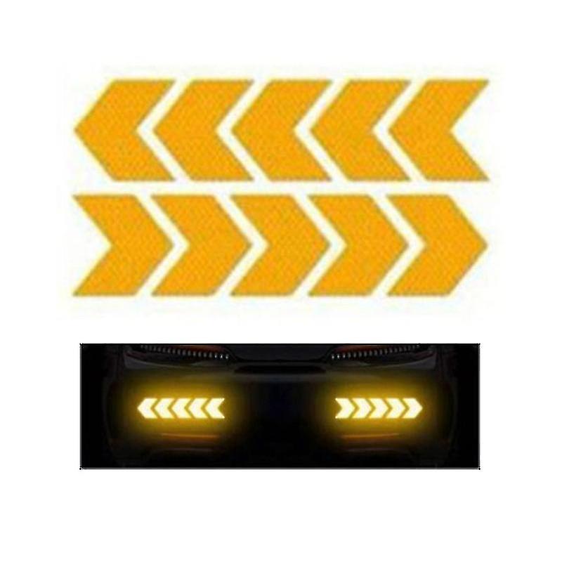 12pcs Reflective Tape Self Adhesive Waterproof Conspicuity Reflector Stickers