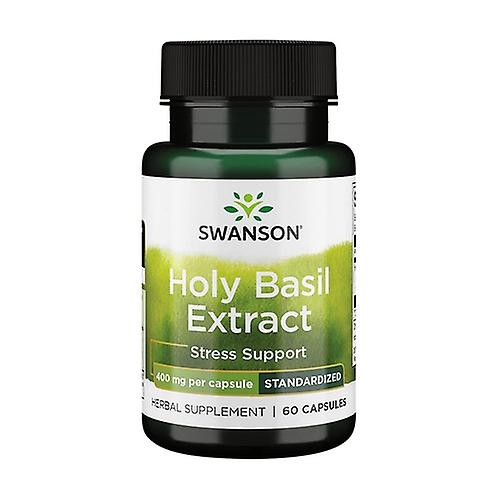 Superior herbs holy basil extract - standardized 400mg 60 capsules of 400mg