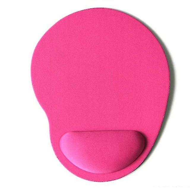Rose red Portable Thickened Mouse Pad For Computer Laptop Pc Wrist Support