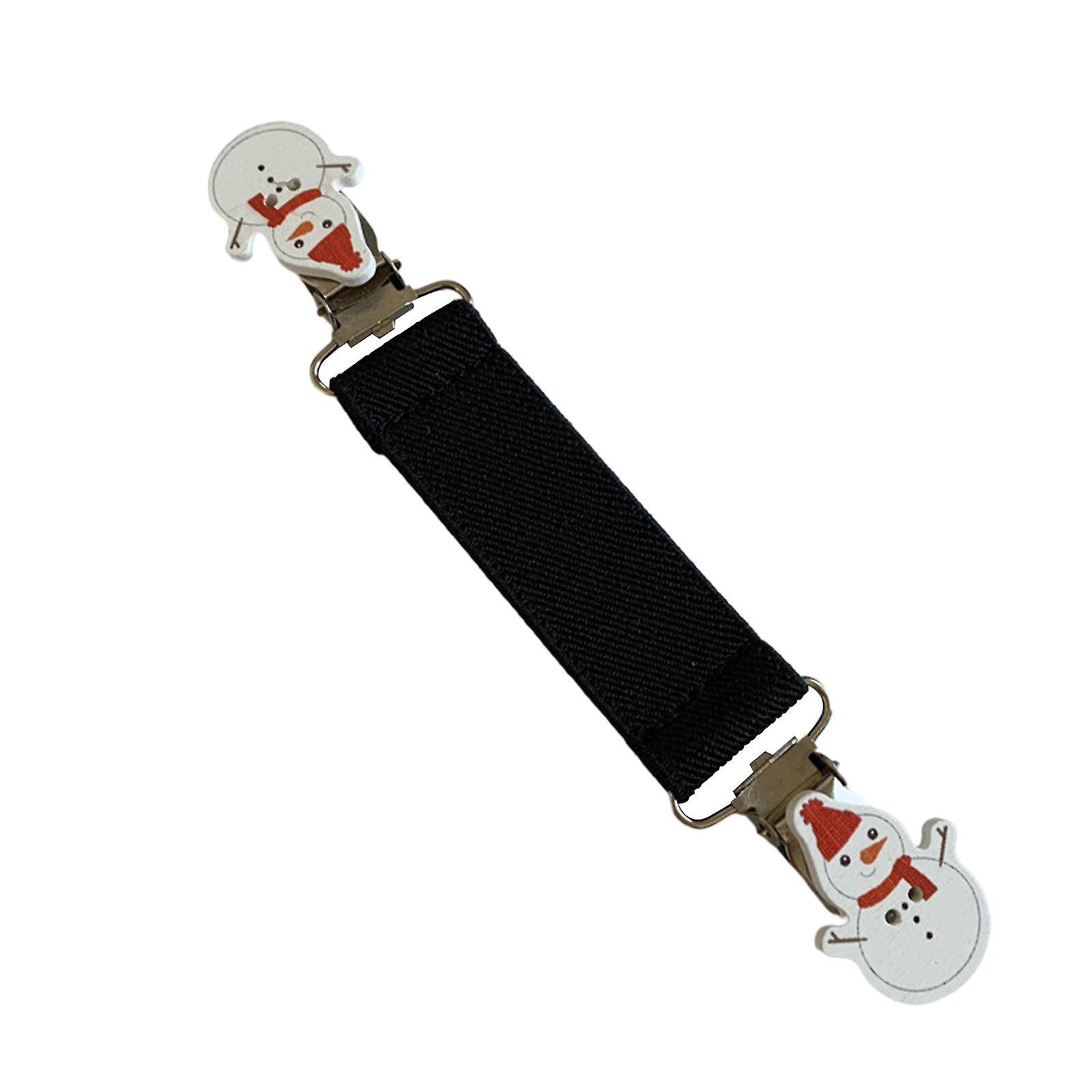 المرأة قميص اللباس حزام سترة كارديجان كليب المشبك مرنة الملابس كليب رجل الثلج