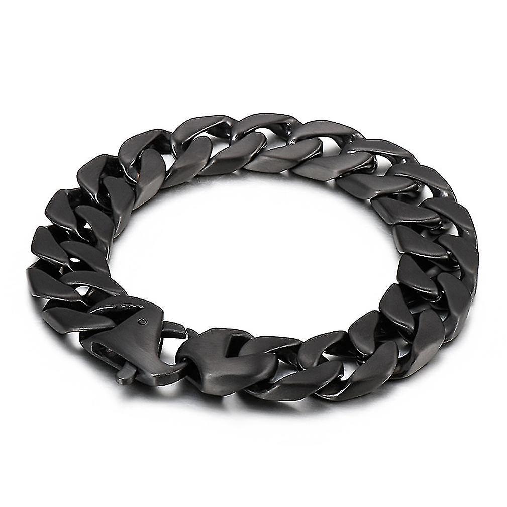 Frosted Cast Stainless Steel Bracelet Simple Design
