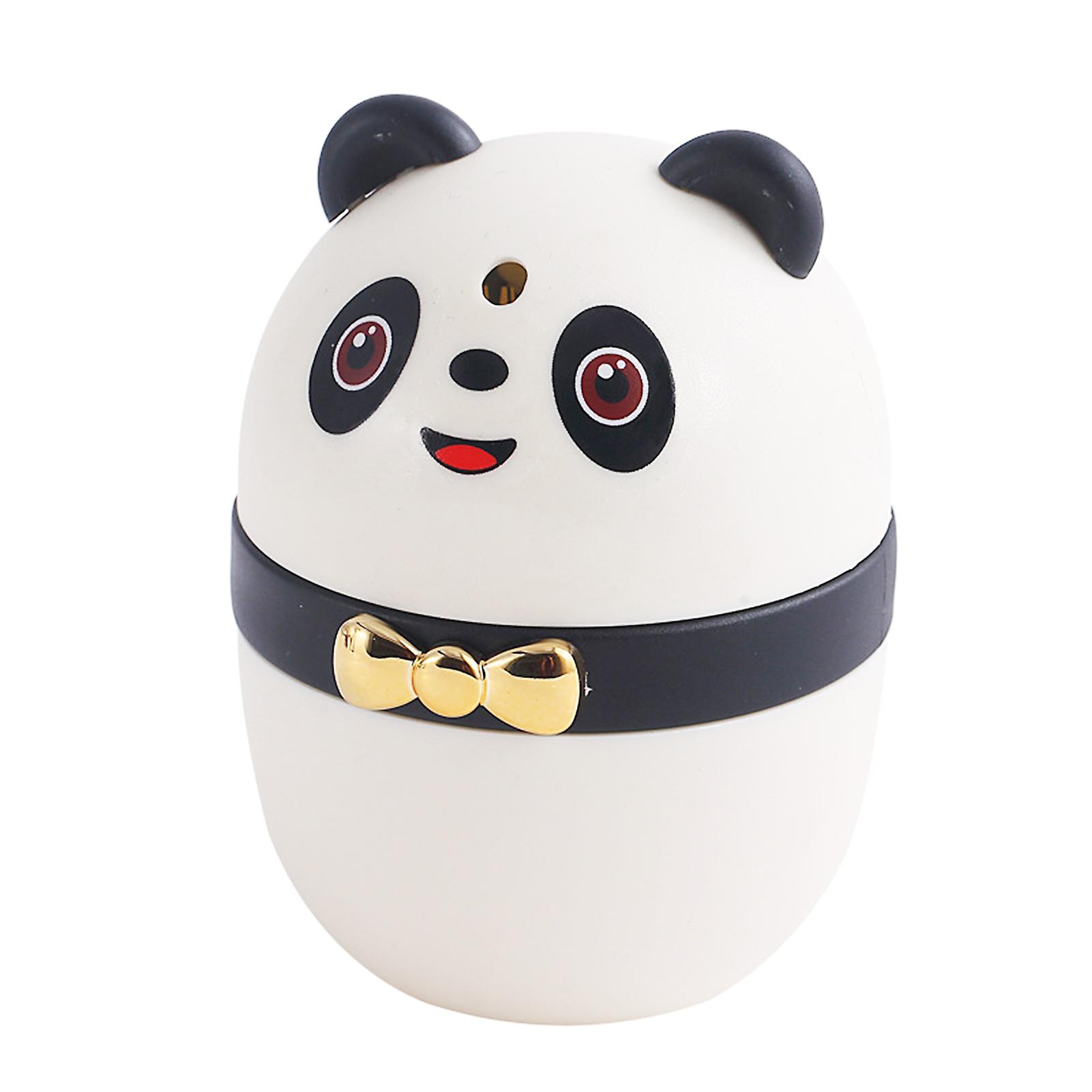 Panda Shape Automatic Toothpick Dispenser Empty Dustproof Desk Holder Suitable For Kitchen Restaurant