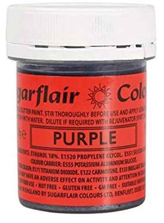 Sugarflair Edible Glitter Paint 35g - Purple