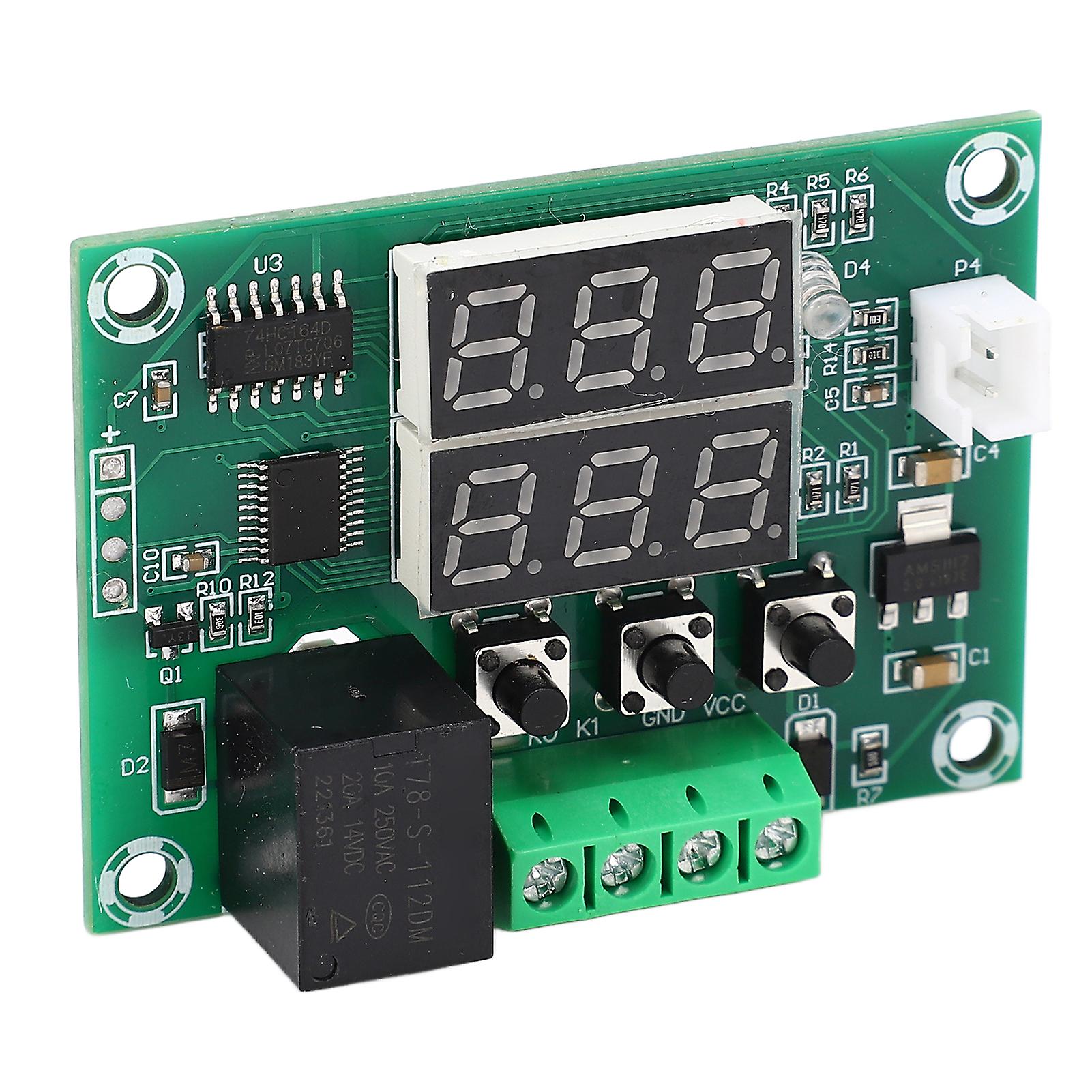 Dual Display Digital Thermostat Temperature Controller Module Double Display Temperature Control Switch DC12V 