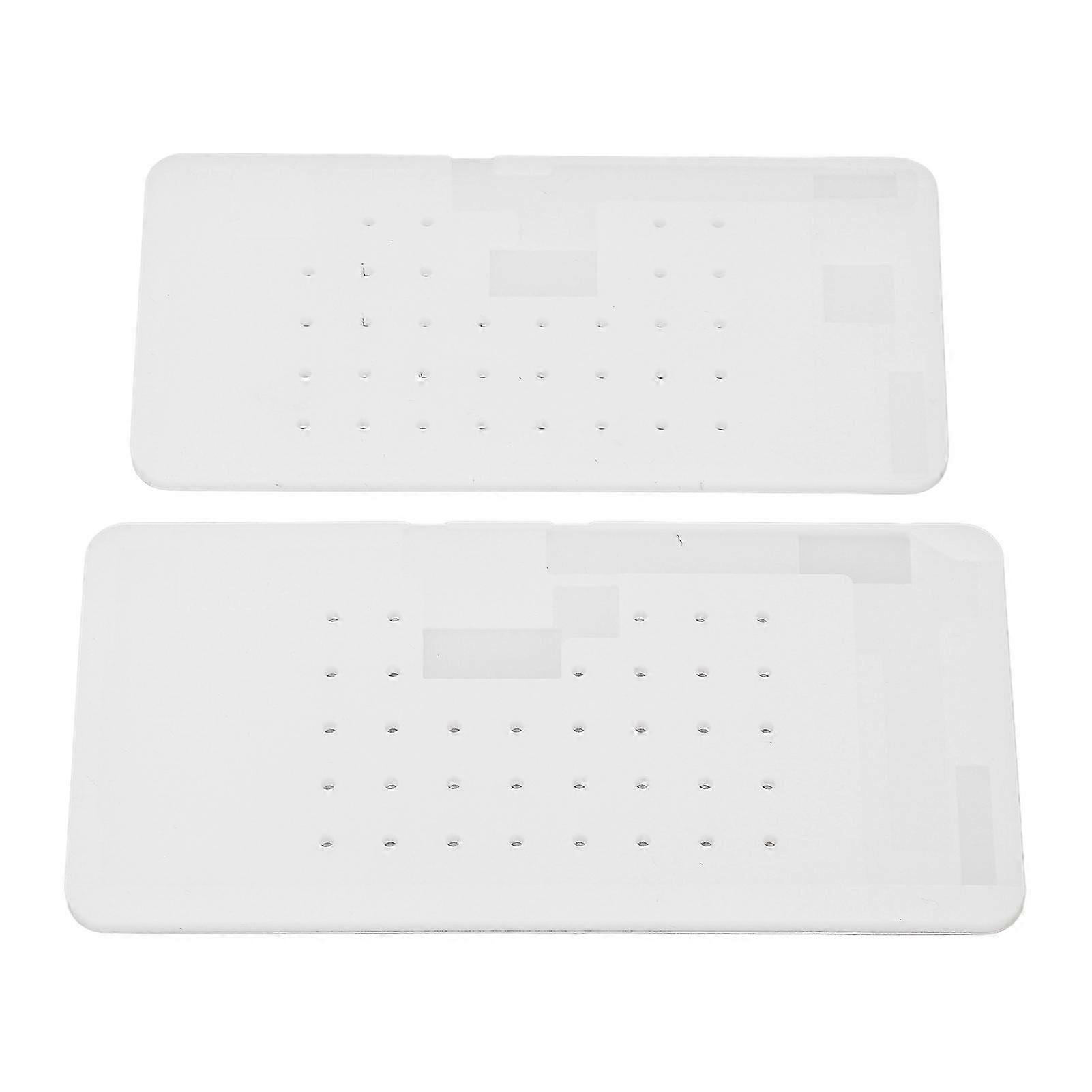 2Pcs LCD Screen Adhesive Removal Adsorption Pad Universal Mobile Phone Mainboard Fix Repair Mat