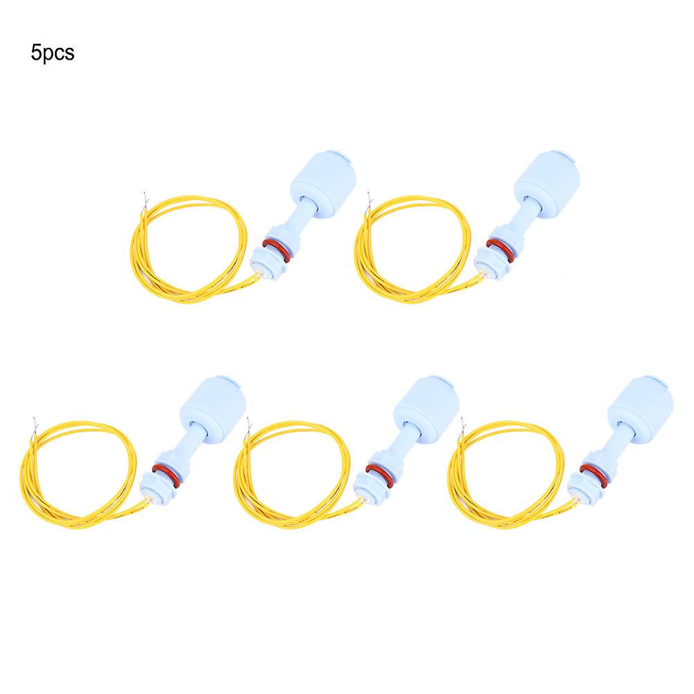5pcs PP Plastic Float Switch Water Tank Pool Liquid Level Sensor Controller Blue P5210