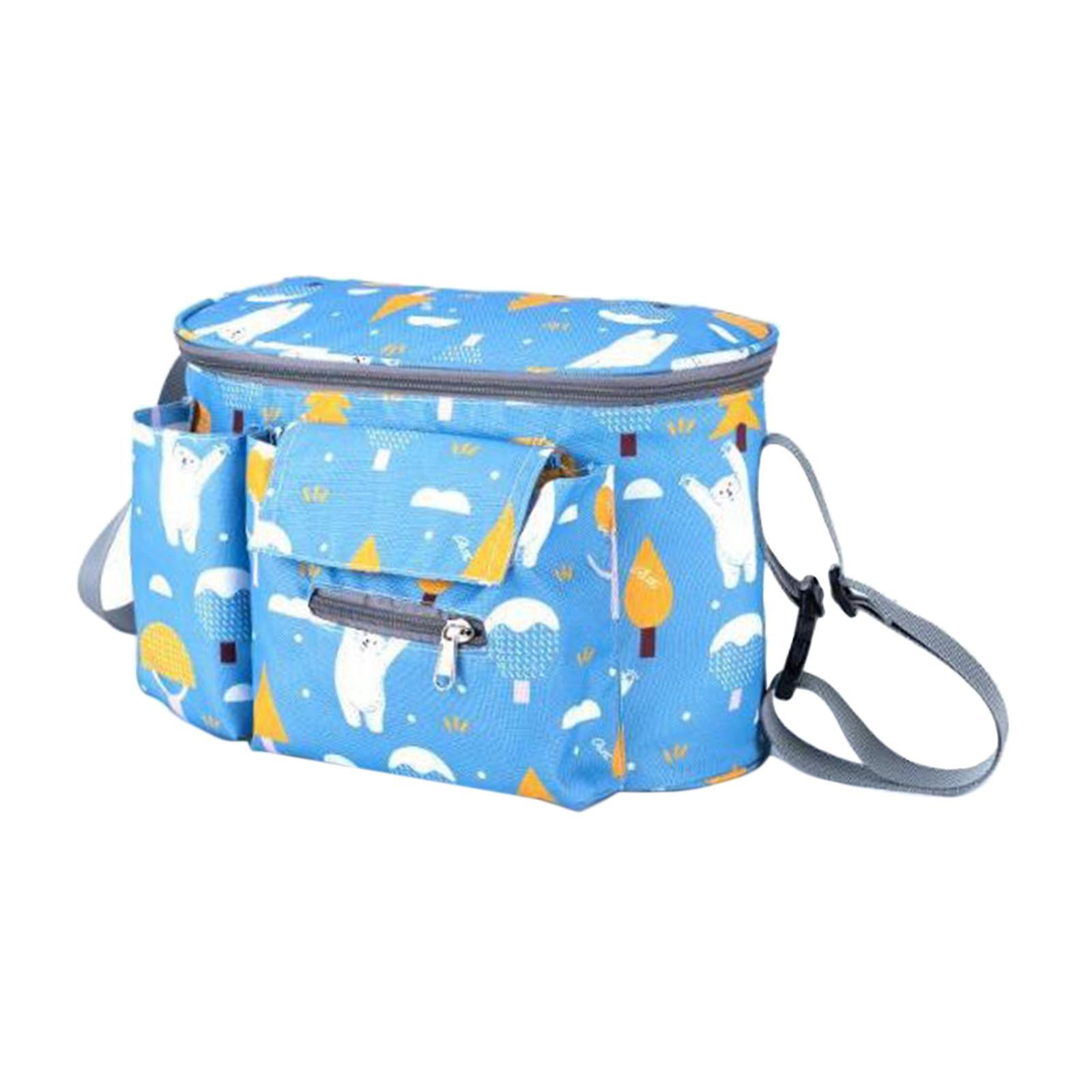 Trunk Organizer with Lid Oxford Cloth for Commuting Express Delivery happy bear