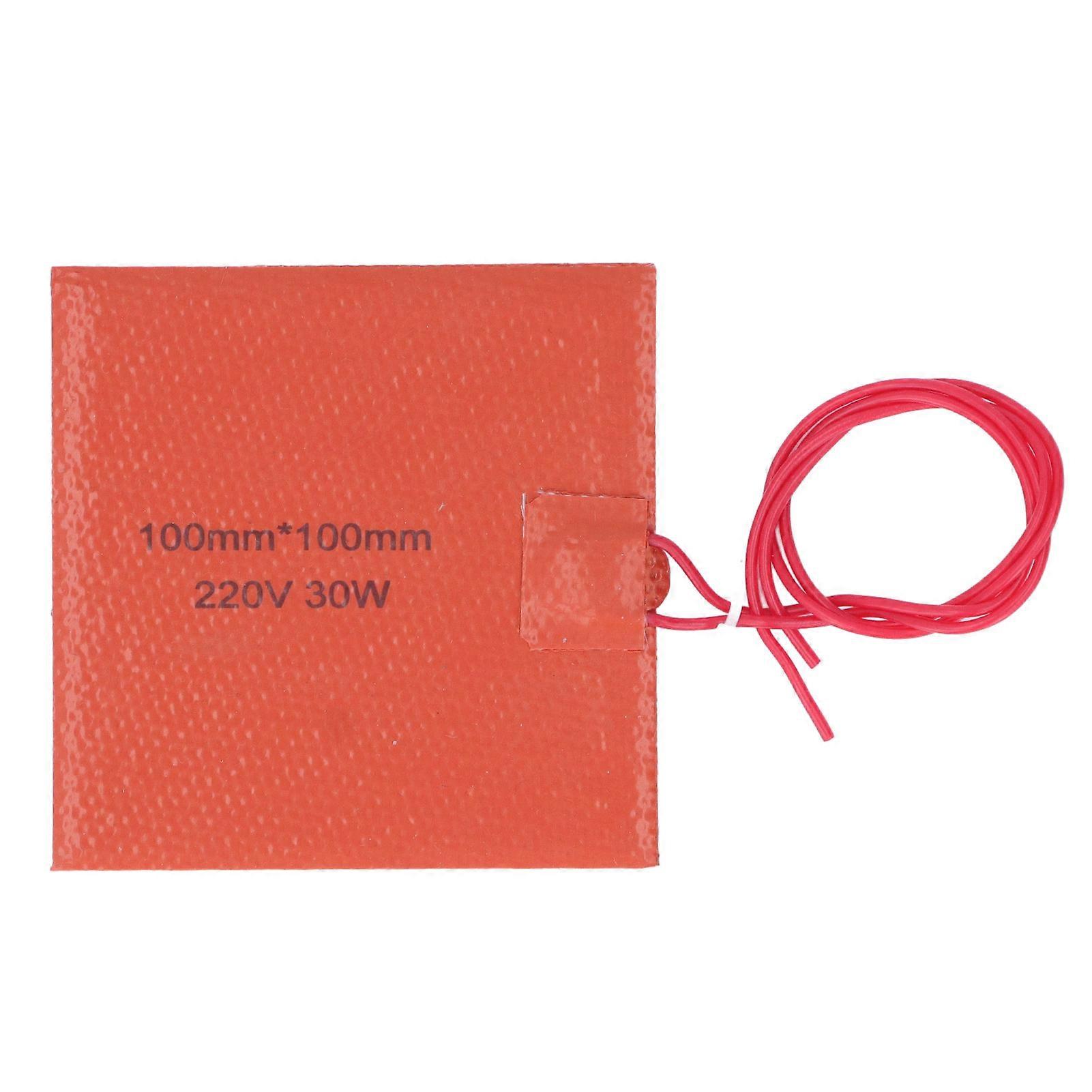 Flexible Silicone Heater Cube Heating Pad Mat 200 Degrees Celsius Maximum 30W