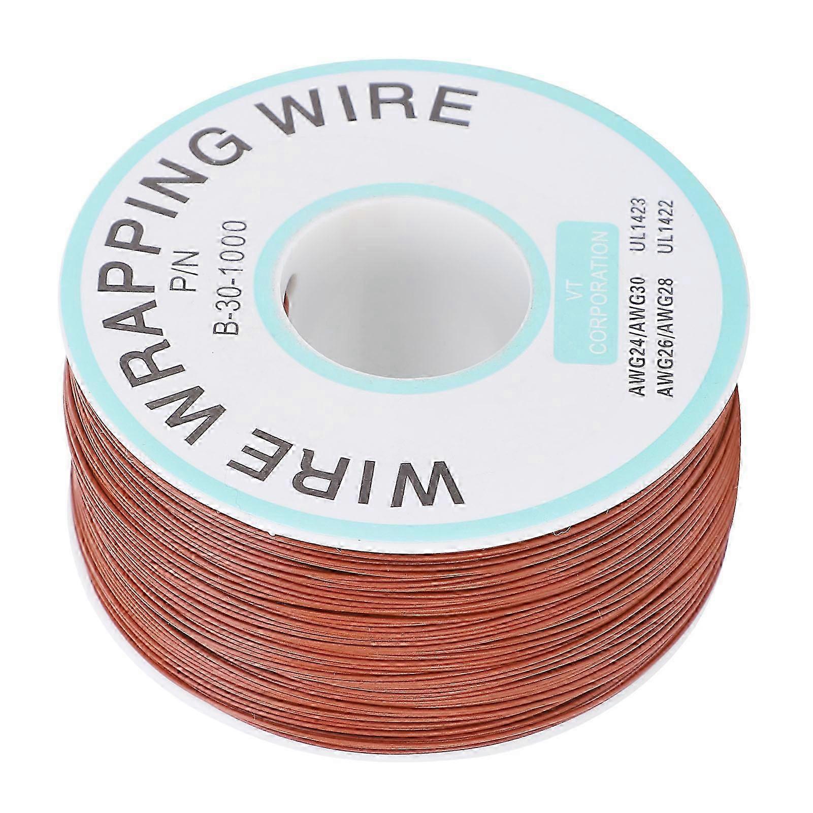 Copper Wire, Circuit Board Flying Wire Tinned Single CORES Electronic Connecting Line (Brown)