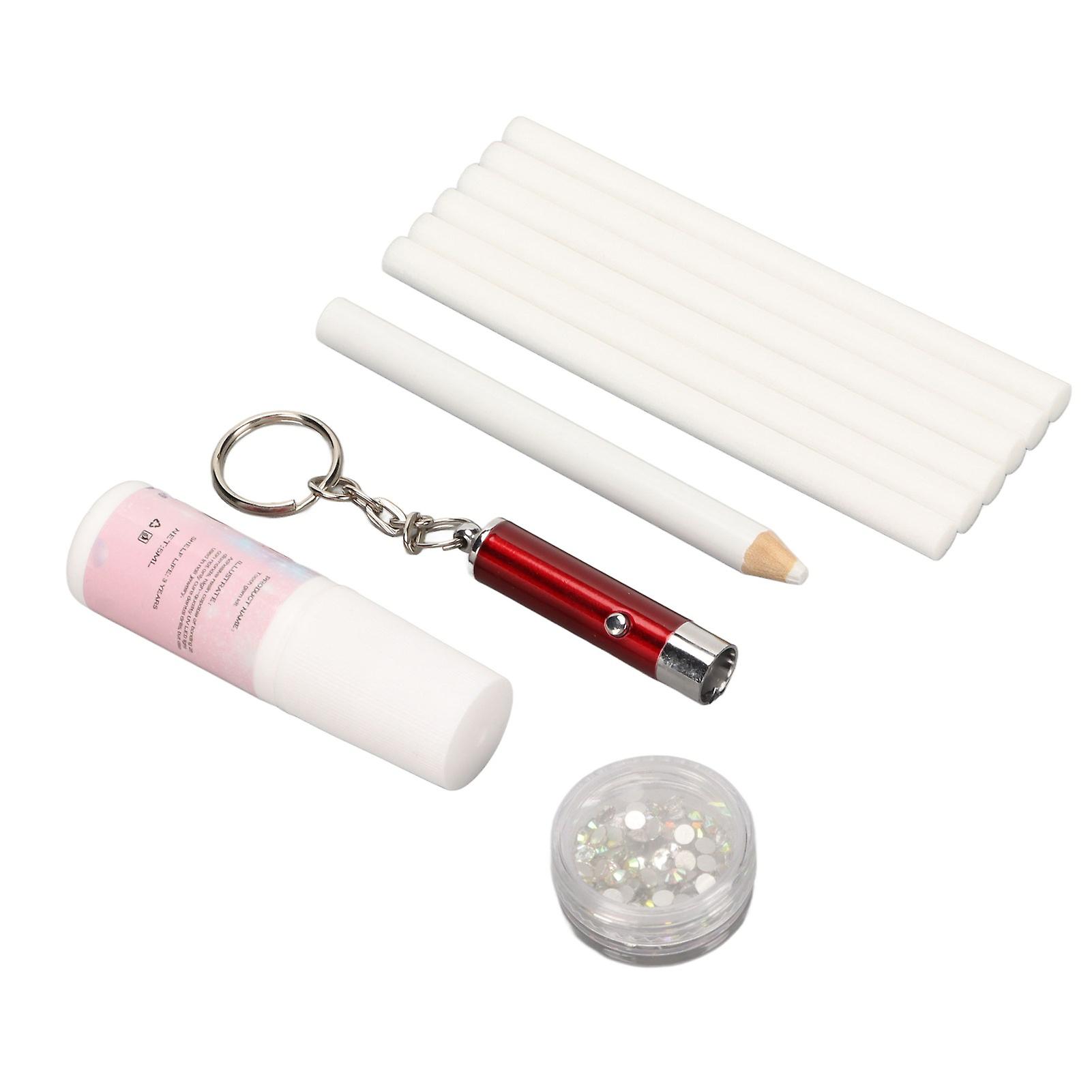 Tooth Jewelry Kit 5ML Adhesive Resin Stylish Easy Remove DIY Tooth Ornaments with UV Lamp