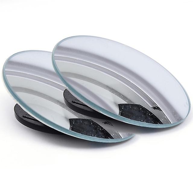 Car Blind Spot Rear View Mirror Wide Angle 360 Degree Adjustable Small Round Mirror Car Reverse Auxiliary Rearview Convex Mirror