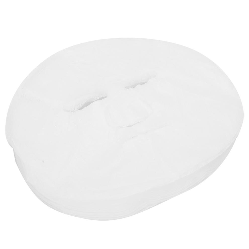 100pcsドライフェイシャルマスクシート化粧品マスクファイバーペーパーナチュラルフェイスケアツール