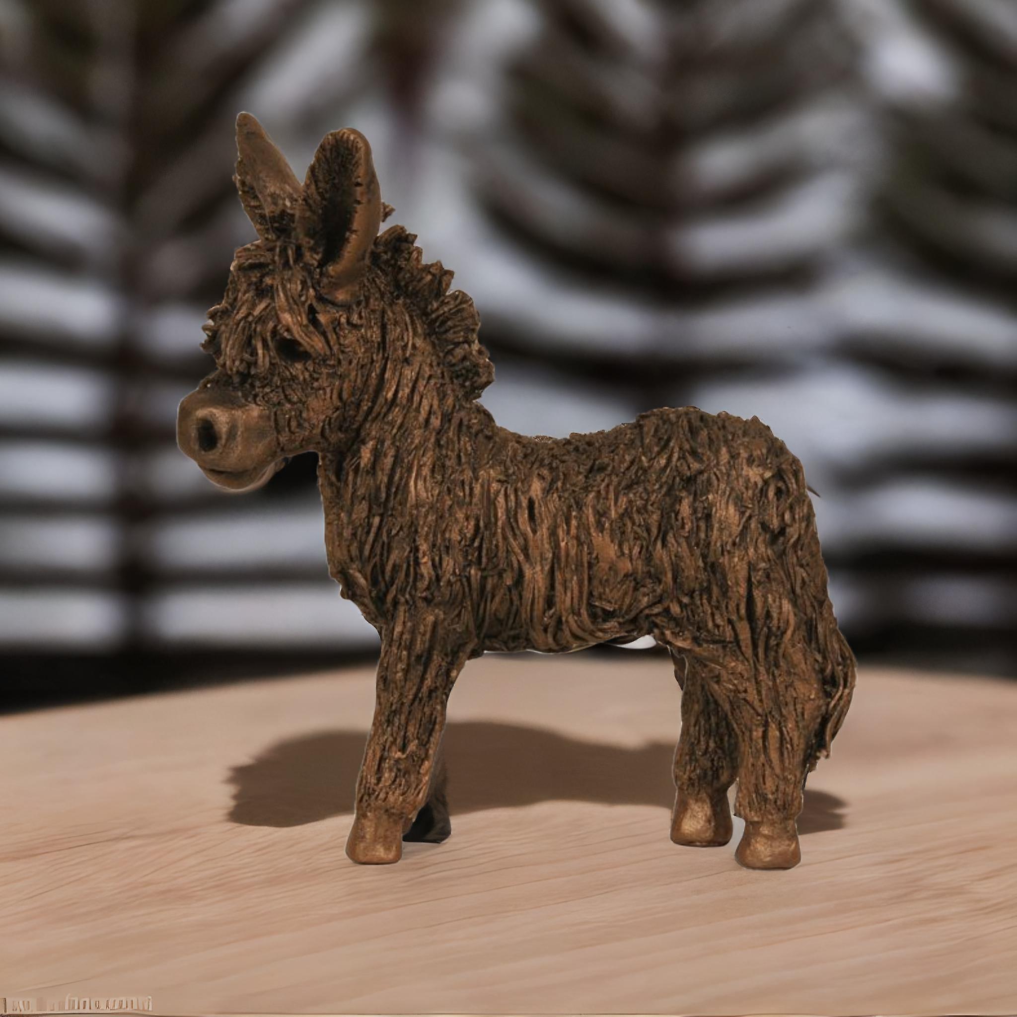 Donkey Foal Standing Sculptures & Statues