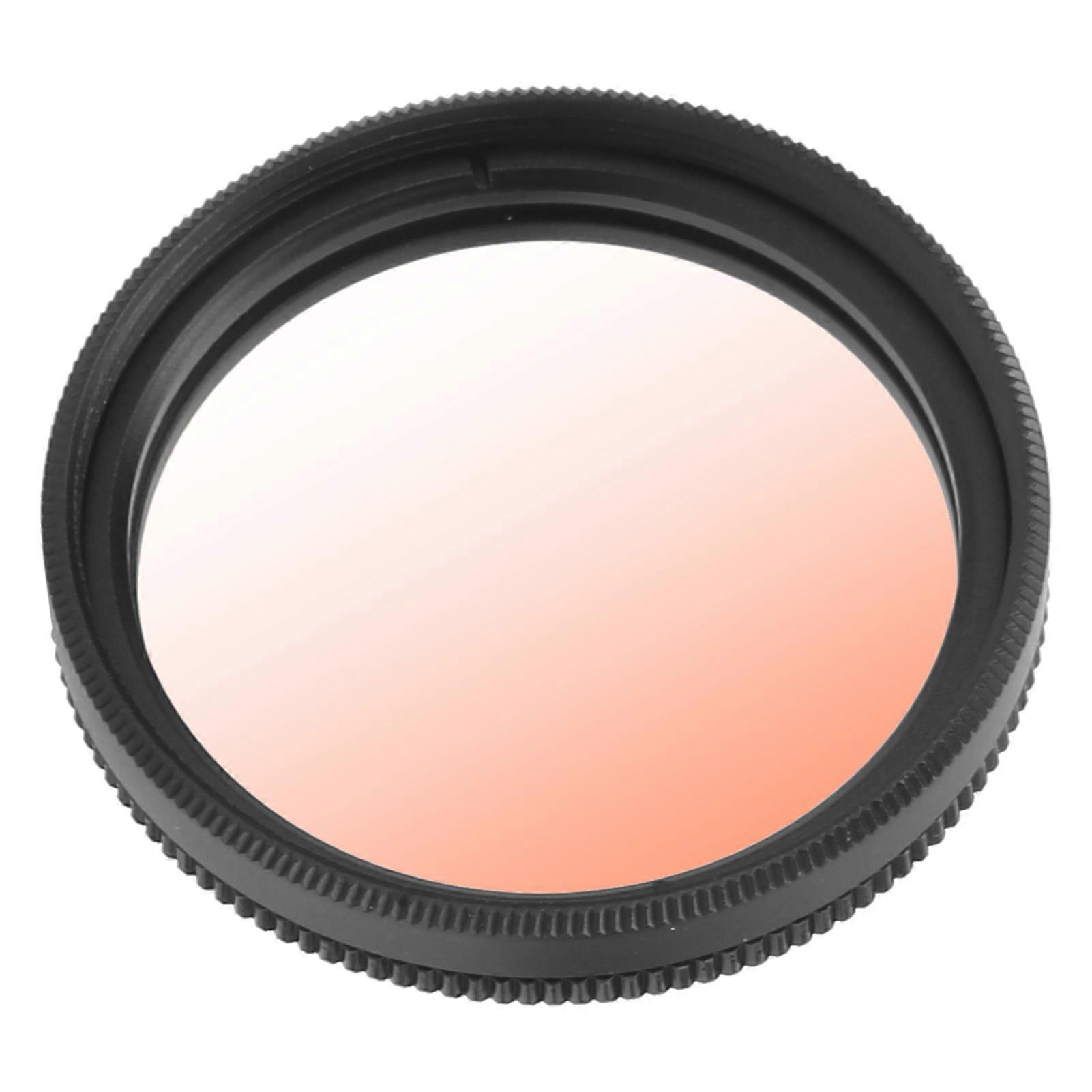 Junestar 37mm Gradient Orange Lens Filter Waterproof Multilayer Coated