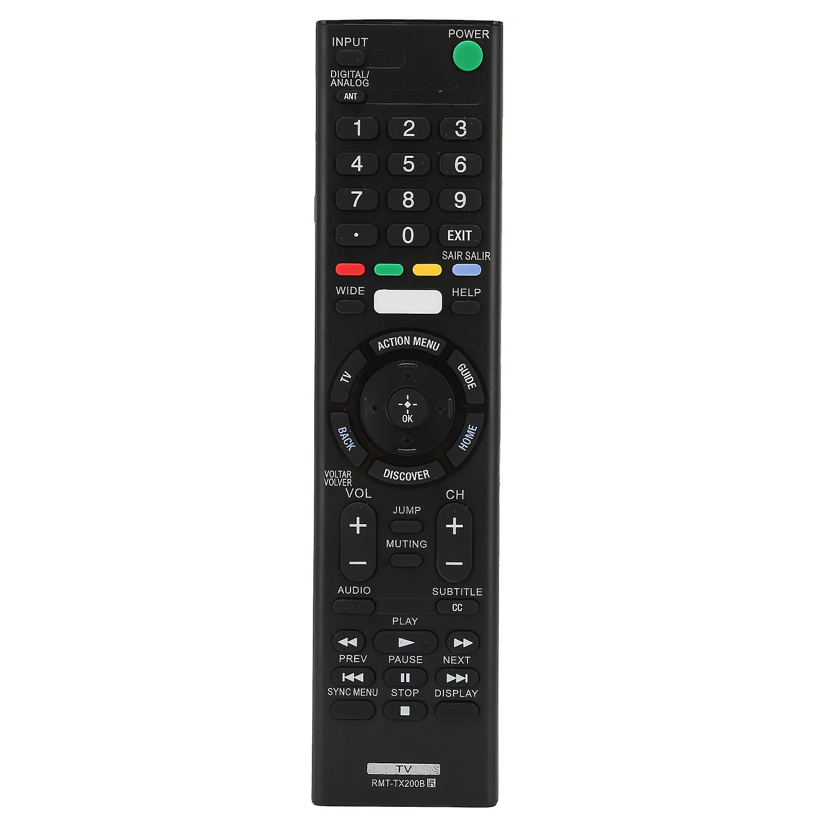 RMTTX200B Remote for Sony 4K TVs - Easy Setup, No Codes, Perfect Replacement