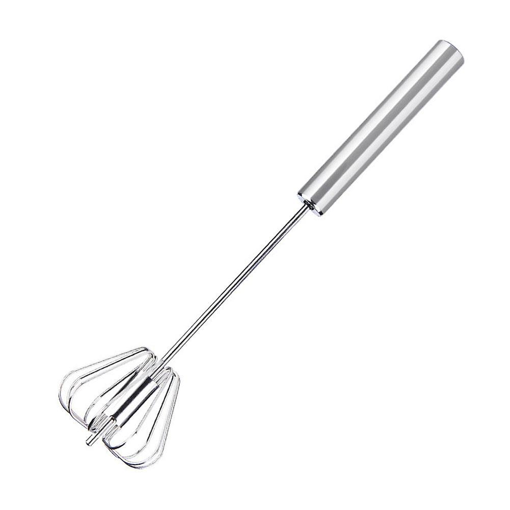 Stainless Steel Semi-Automatic Whisk Hand Push Mixer Stirrer Kitchen Gadgets