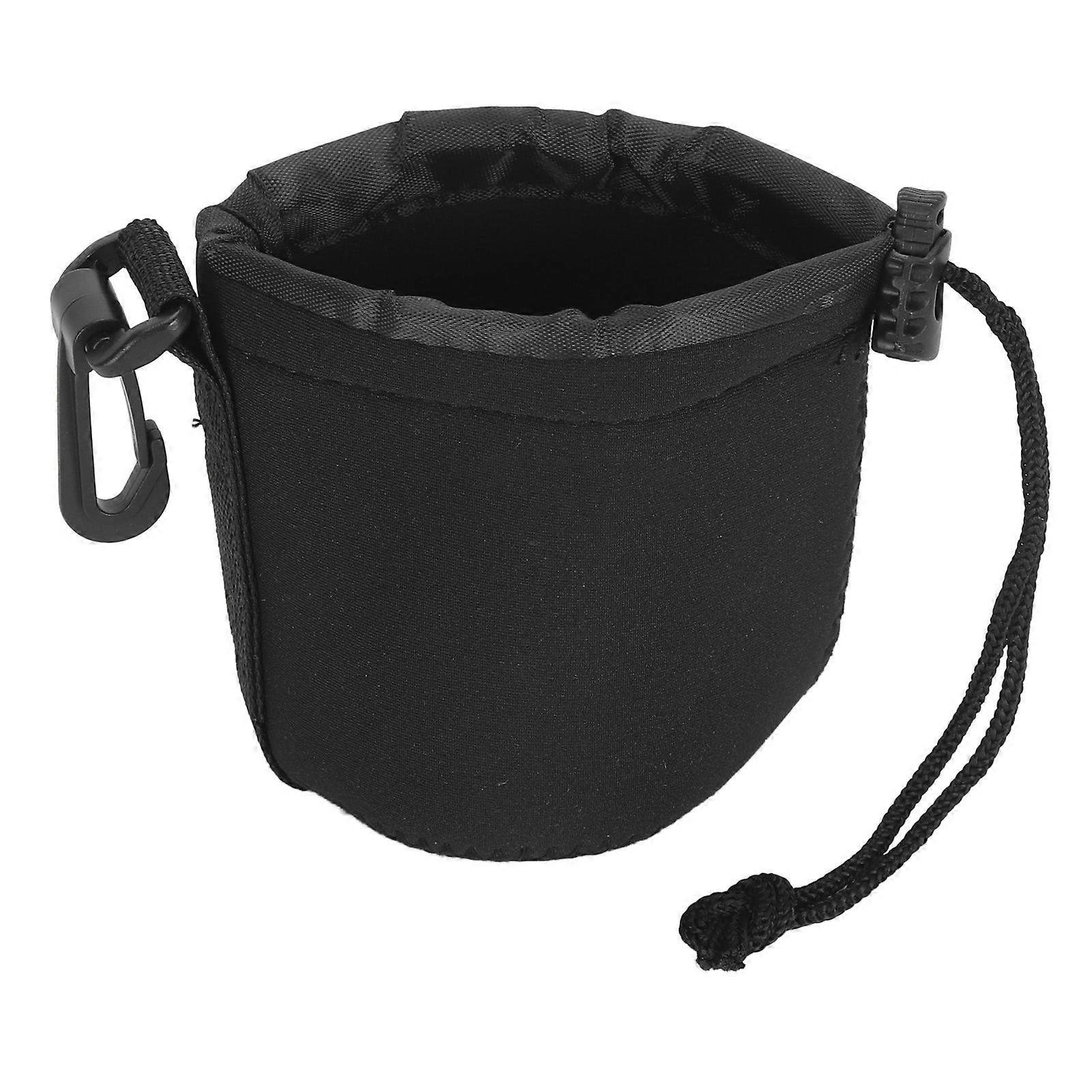 Camera Lens Bag Waterproof Shockproof Scratch Resistant Protective Lens Pouch with Hook for EF 50mm F/1.8 II NO.1595