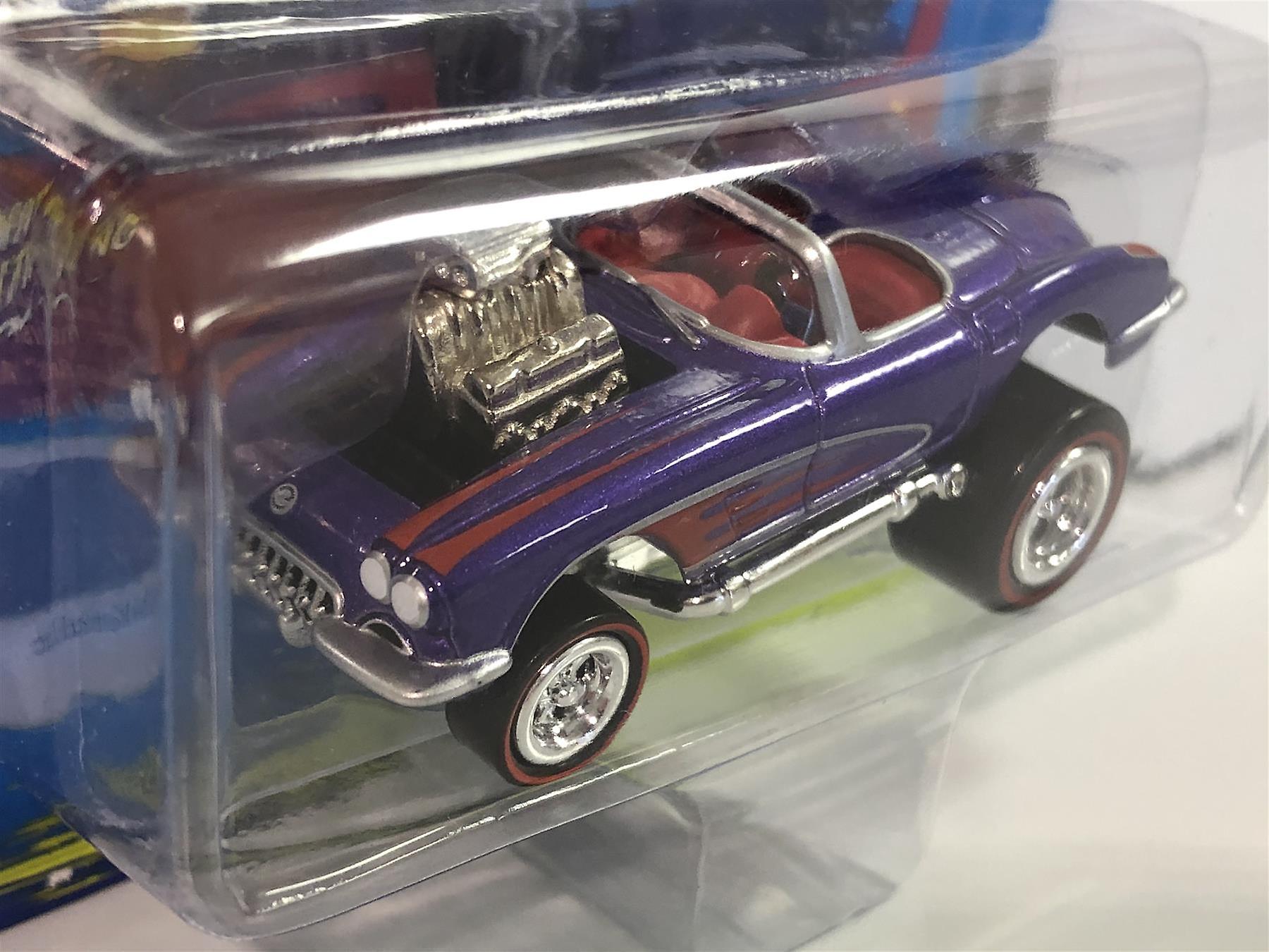 Johnny's - ‪‪❤︎‬ページ 1958 Chevy Corvette Zingers Purple Metallic 1:64 Scale