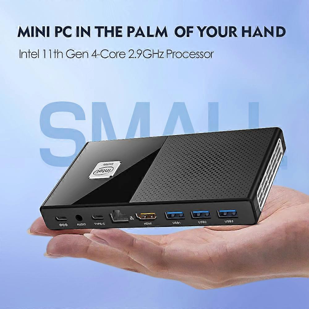 Newest Mini Computer M6 Intel Celeron 11th Gen N6000 Quad Core 8g/16g Ddr4 Tv Box Windows 11 Mini Pc 4k Hdmi2.0 Type-c Pocket Pc