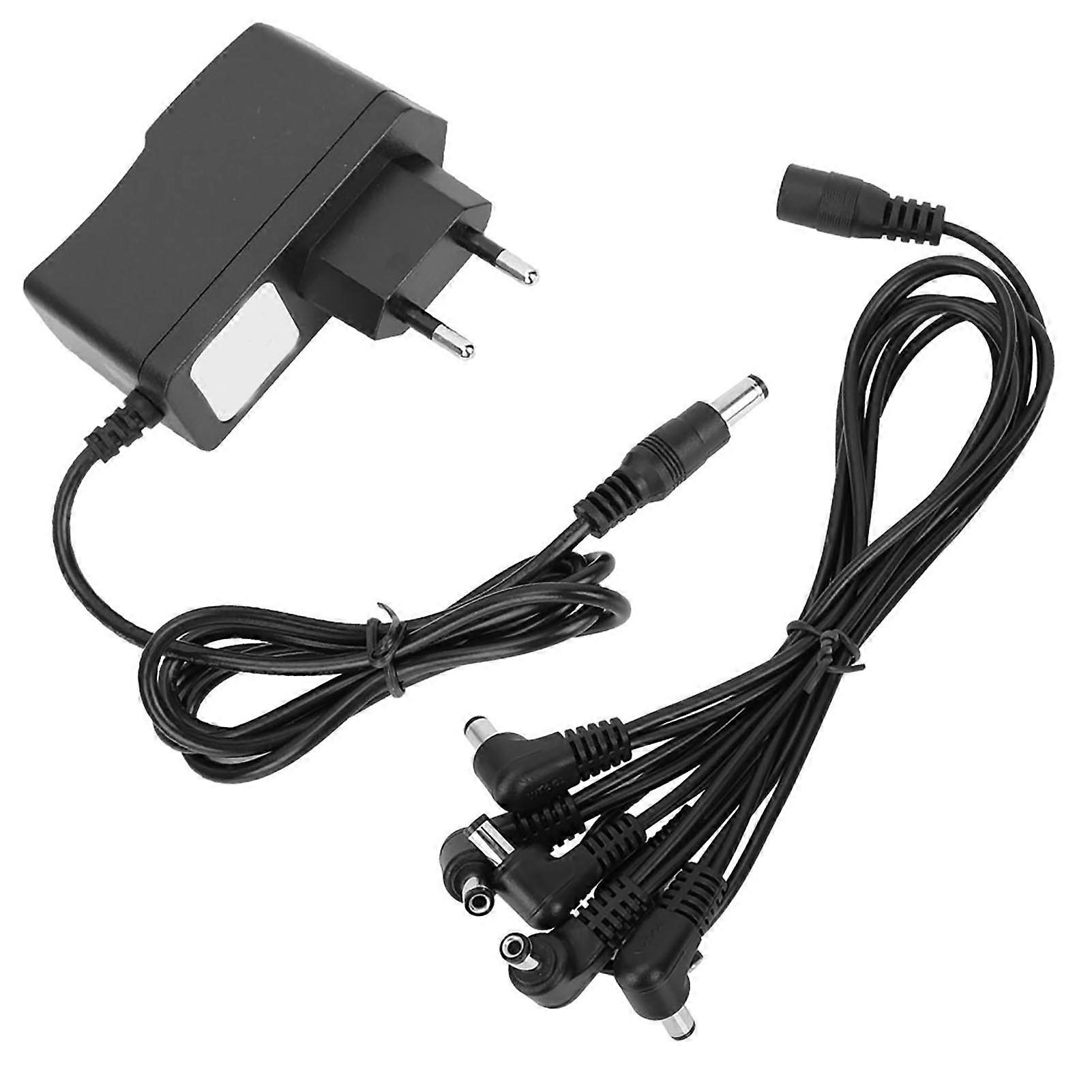 专业吉他效果踏板电源 9V 适配器 100°C 240V EU 适配器