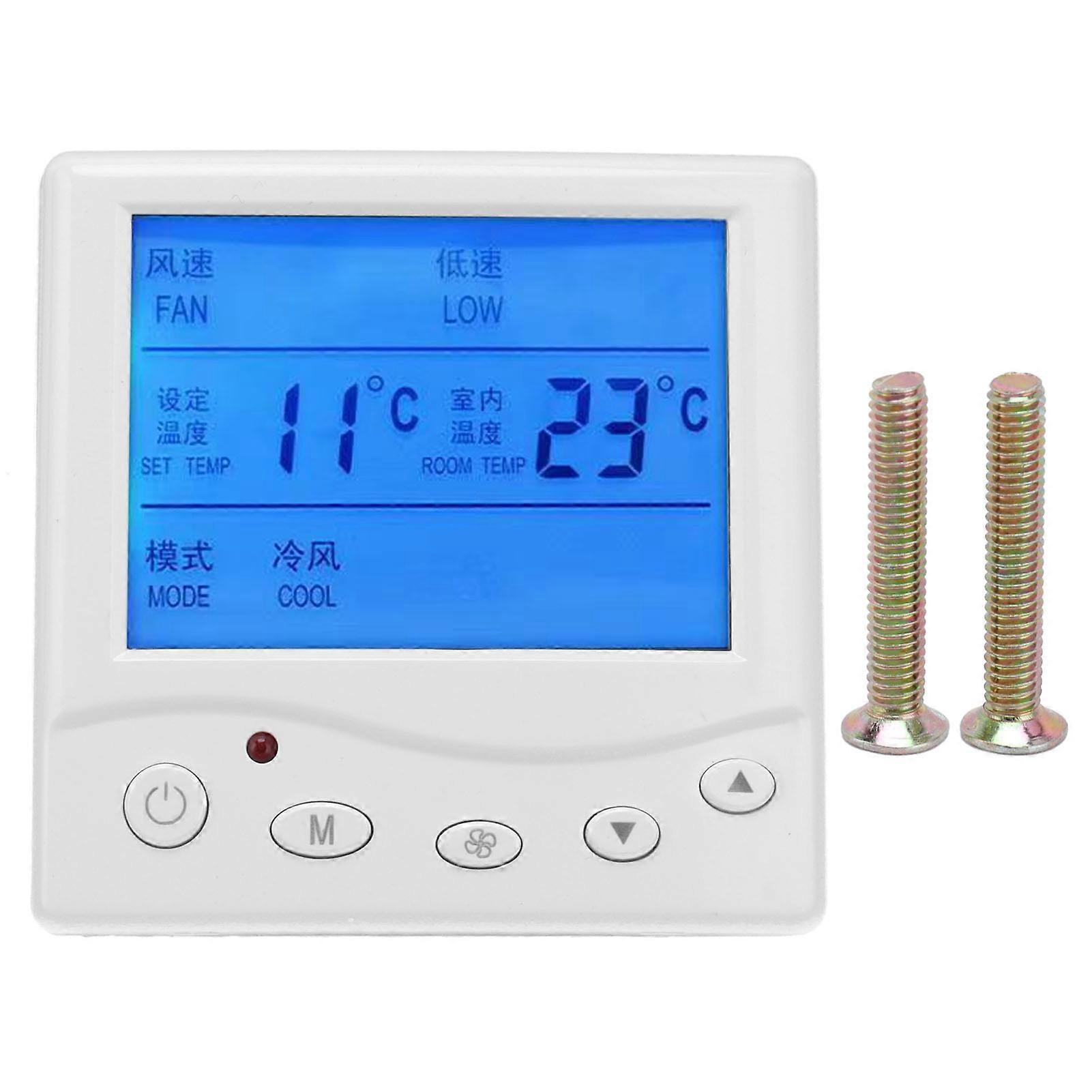 Intelligent Thermostat With Lcd Screen Digital Air Conditioner Temperature Controller Ac220v
