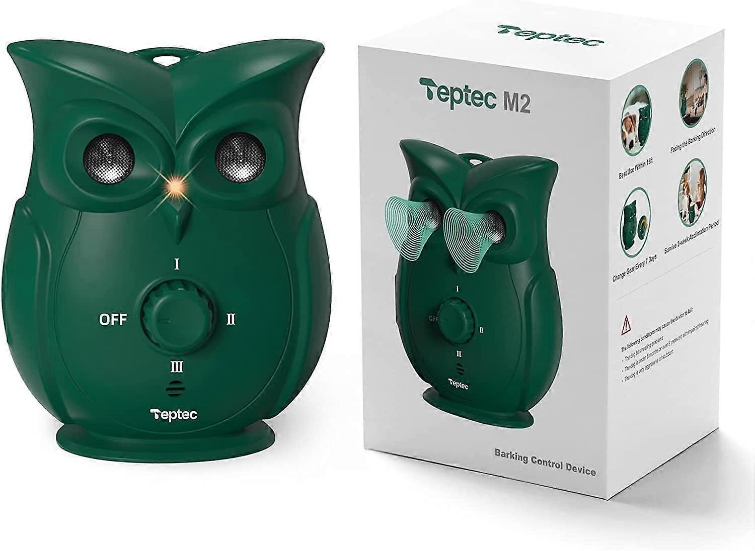 Dog Barking Control Devices with Dual Ultrasonic Speakers, Stronger Rechargeable Anti-Bark Device fo Gift For Family/ friend