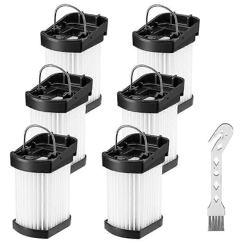 6 Pack Replacement Fabric Filter For Shark Cordless Handheld Vacuum