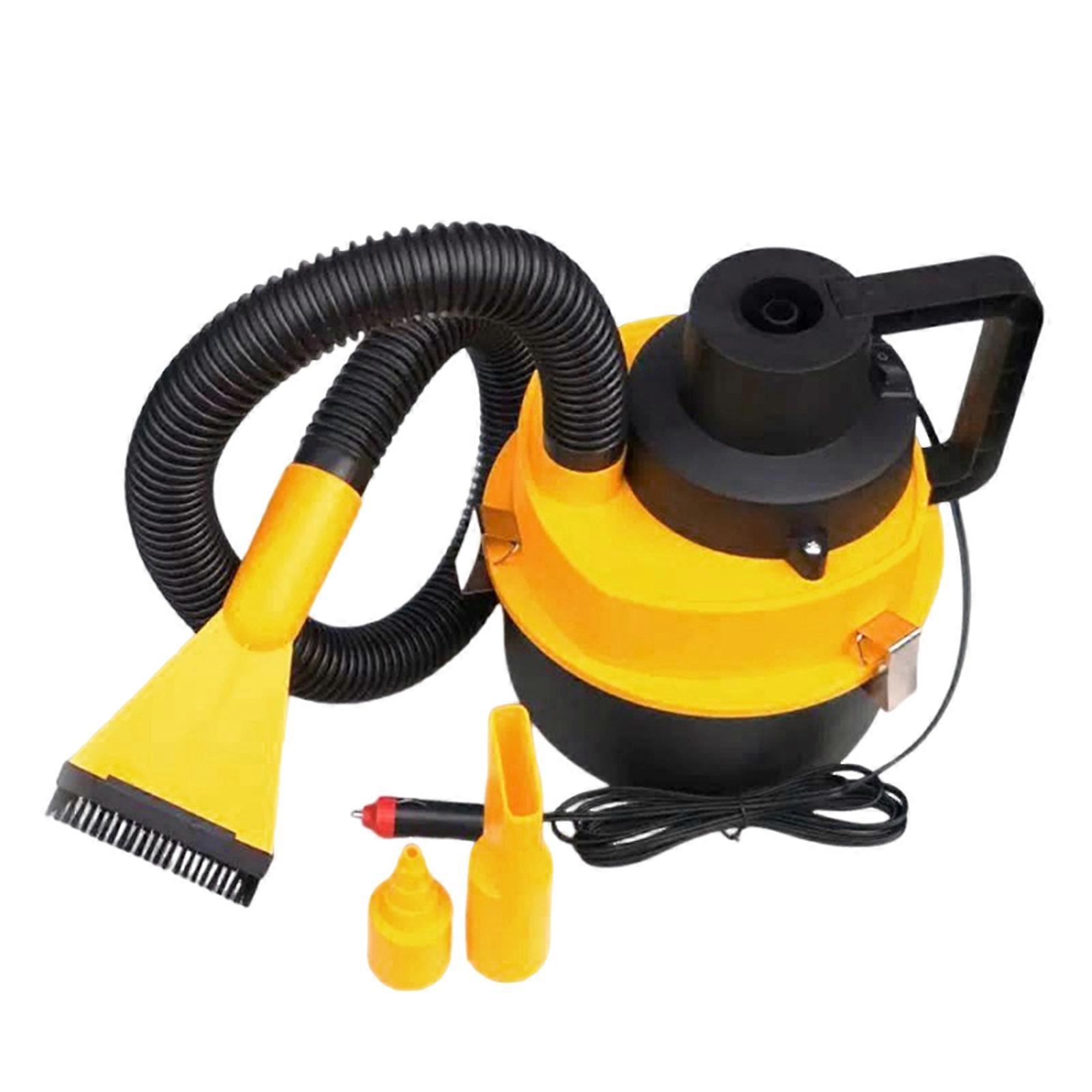 Versatile Car Vacuum Cleaner with Large Dust Bin 2300Pa Strong Suction High Speed Powerful Handheld Vacuum with Cleaning Nozzles