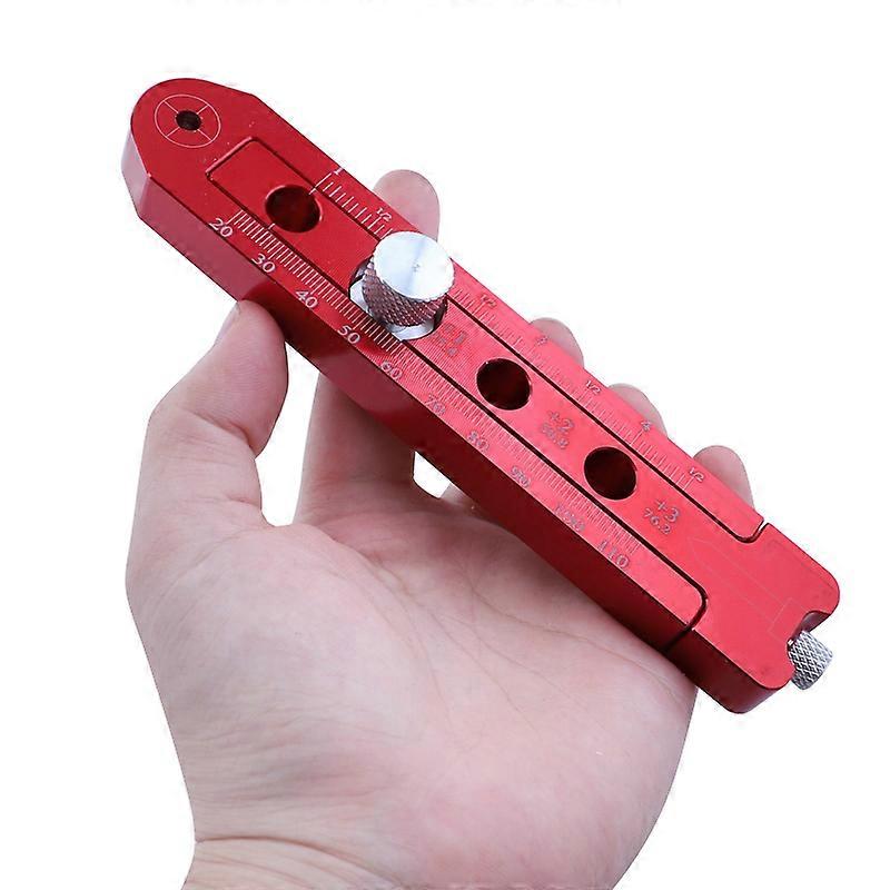 Circular Drawing Tool Aluminum Alloy Precise Compass Scriber Adjustable Circle Drawing Ruler Woodworking Multi Purpose Ruler