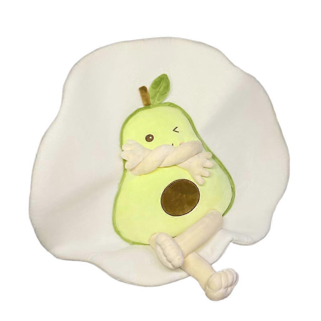 Cute Egg Shape Lumbar Pillow Compact Soft Neck Lumbar Support Cushion