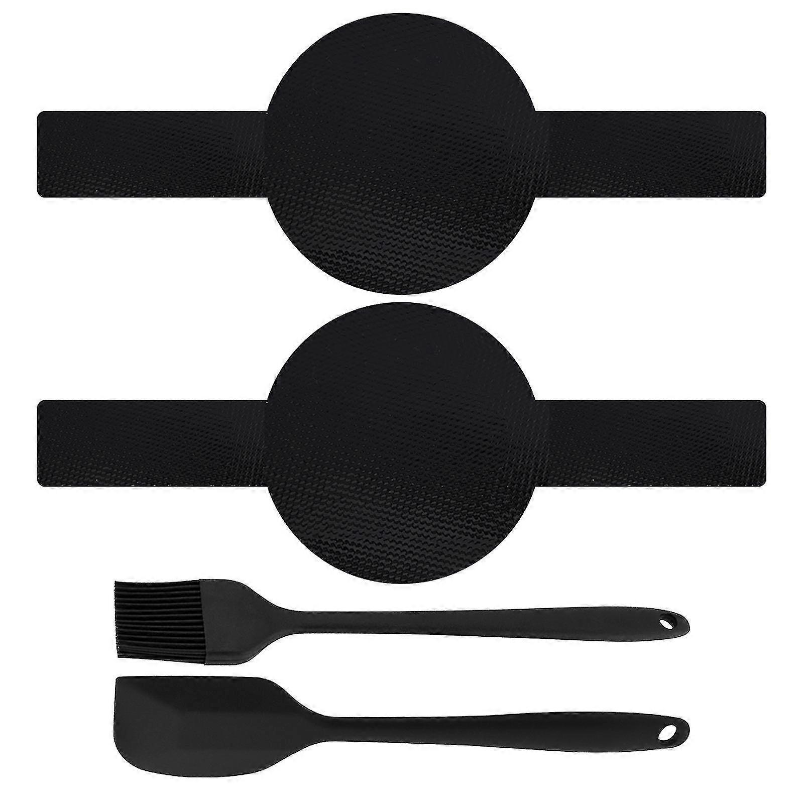 2pcs/set Scraper For Oven Kitchen Silicone Baking Mat Long Handle Bread Sling