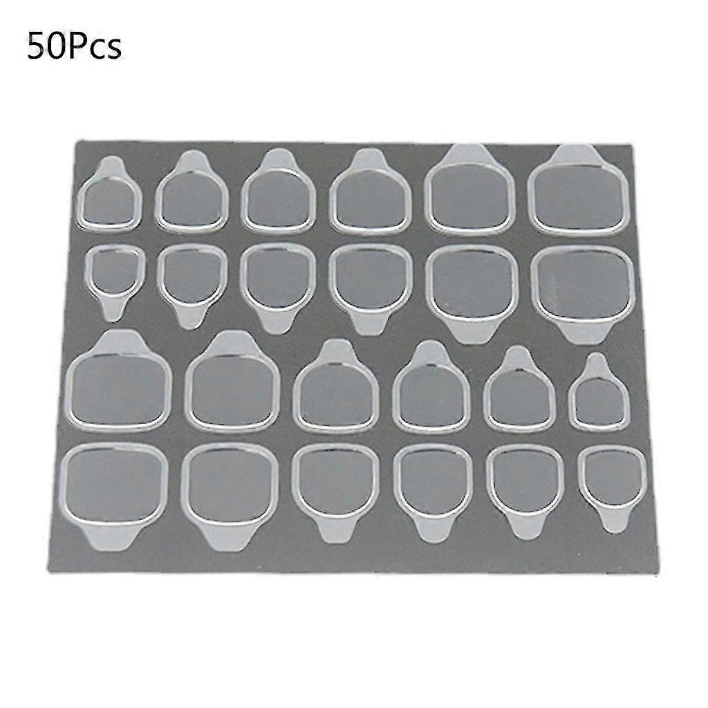 50 Sheets Double-side Nail Glue-stickers Nail Adhesive Tabs For False Nail Tips