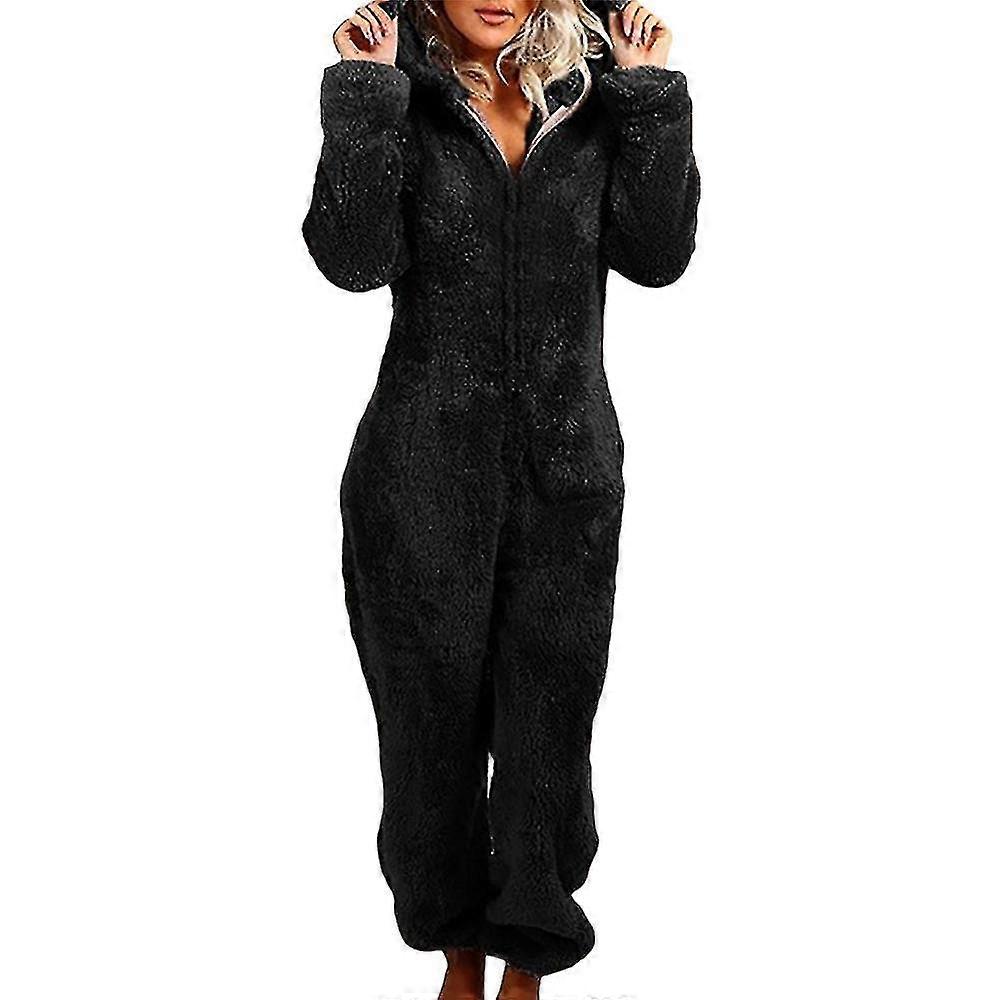 المرأة رقيق الصوف مقنع الكل في واحد جمبسوت 1onesie