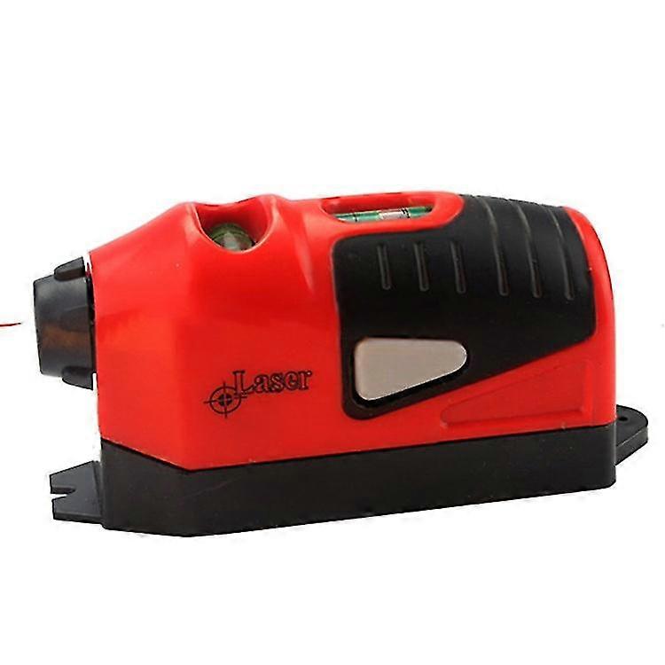 Point Line Cross Laser Spirit Level Multifunction Laser Level With Bubble For Chandeliers, Ceilings - Orange