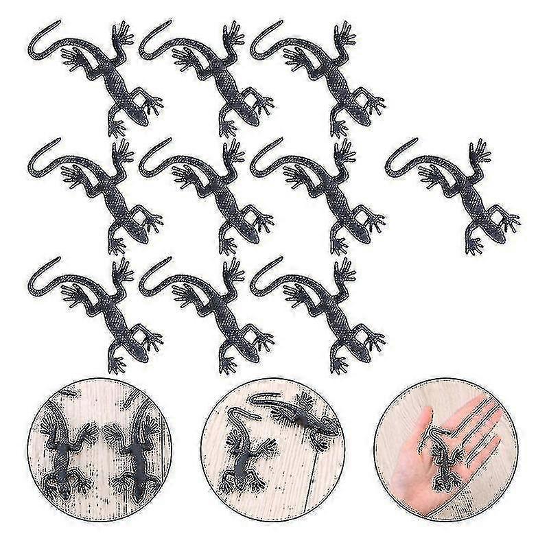 10pcs Plastic Gecko H