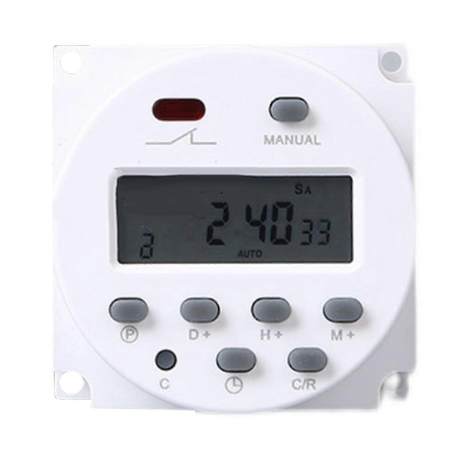 Timer digitale 17 gruppi temporizzazioni Interruttore temporizzato relè a tempo per microcomputer anti-interferenza ad alta precisione 220V