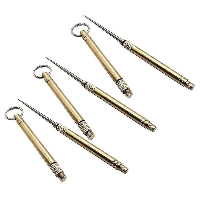 3pcs titanium alloy toothpicks detachable dessert fruit pick for outdoor picnic camping
