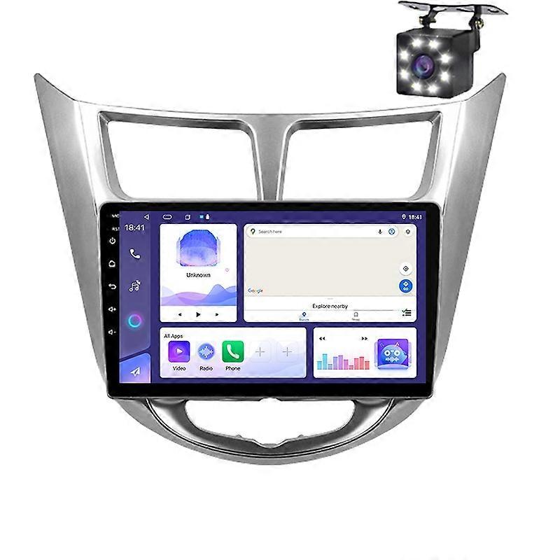 Car Radio Multimedia For Hyundai Solaris Verna Accent 1 2010-2016 Video Carplay Navigation GPS
