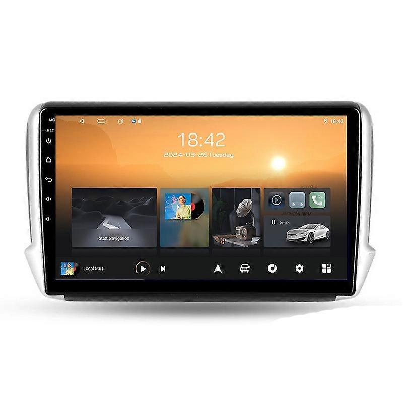 Car Radio Multimedia For Peugeot 2008 1 2013 - 2020 Video WIFI Navigation GPS