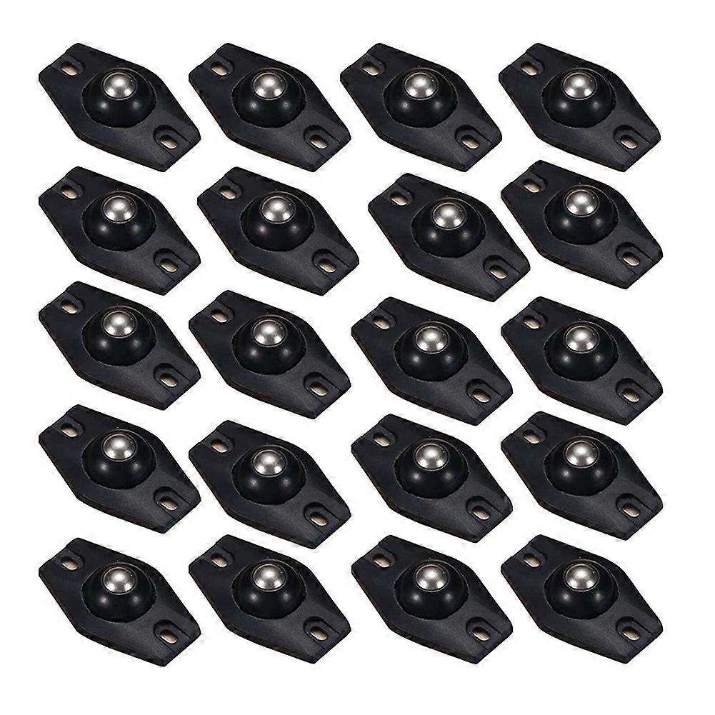 20 PCS Mini Swivel Wheels Furniture Wheels Self-Adhesive Casters Wheels 360Universal Mini Wheel wi