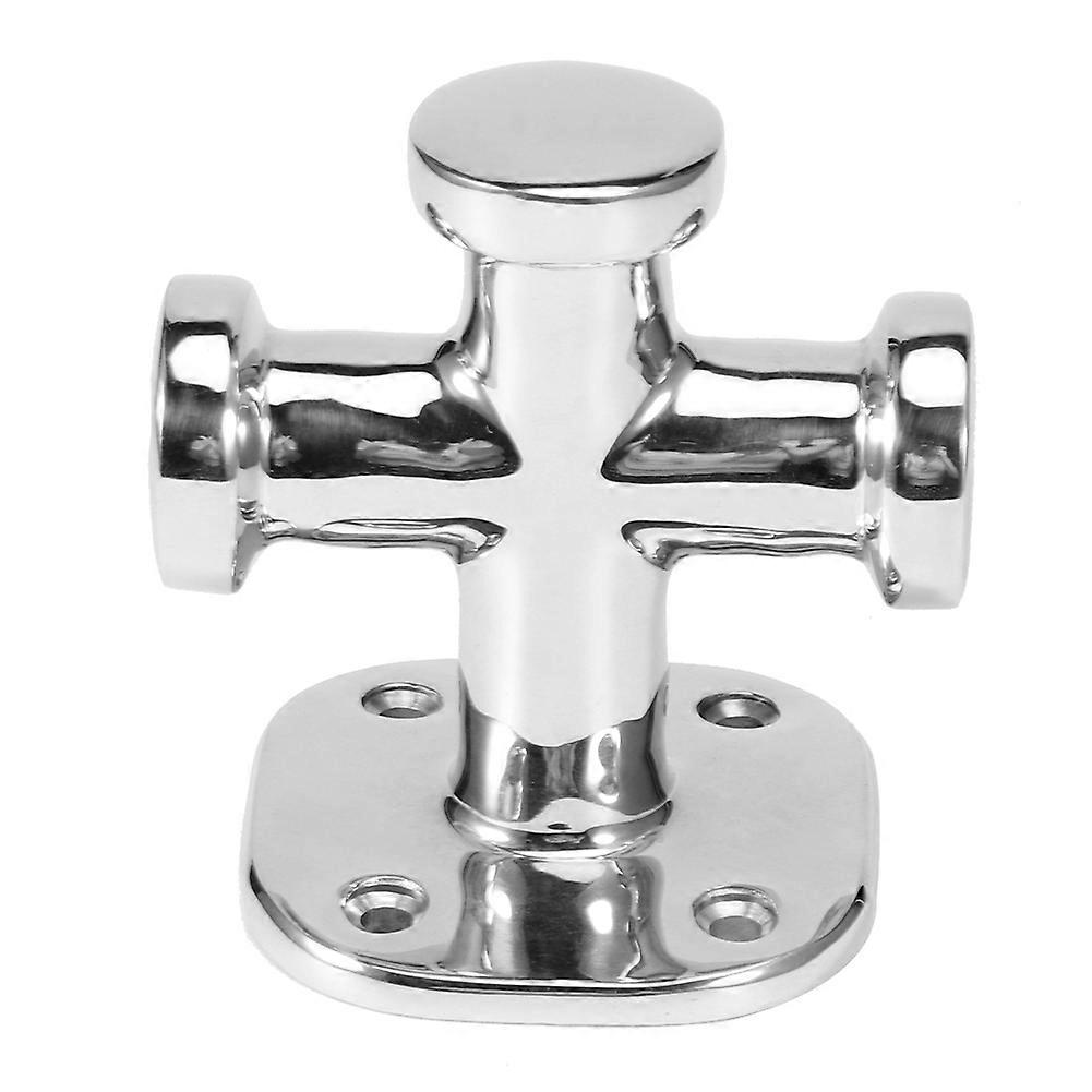 Marine Single Cross Bollard Mooring Bitt Cleat 316 פלדת אל-חלד 62x63x83mm חומרת סיפון לסירה