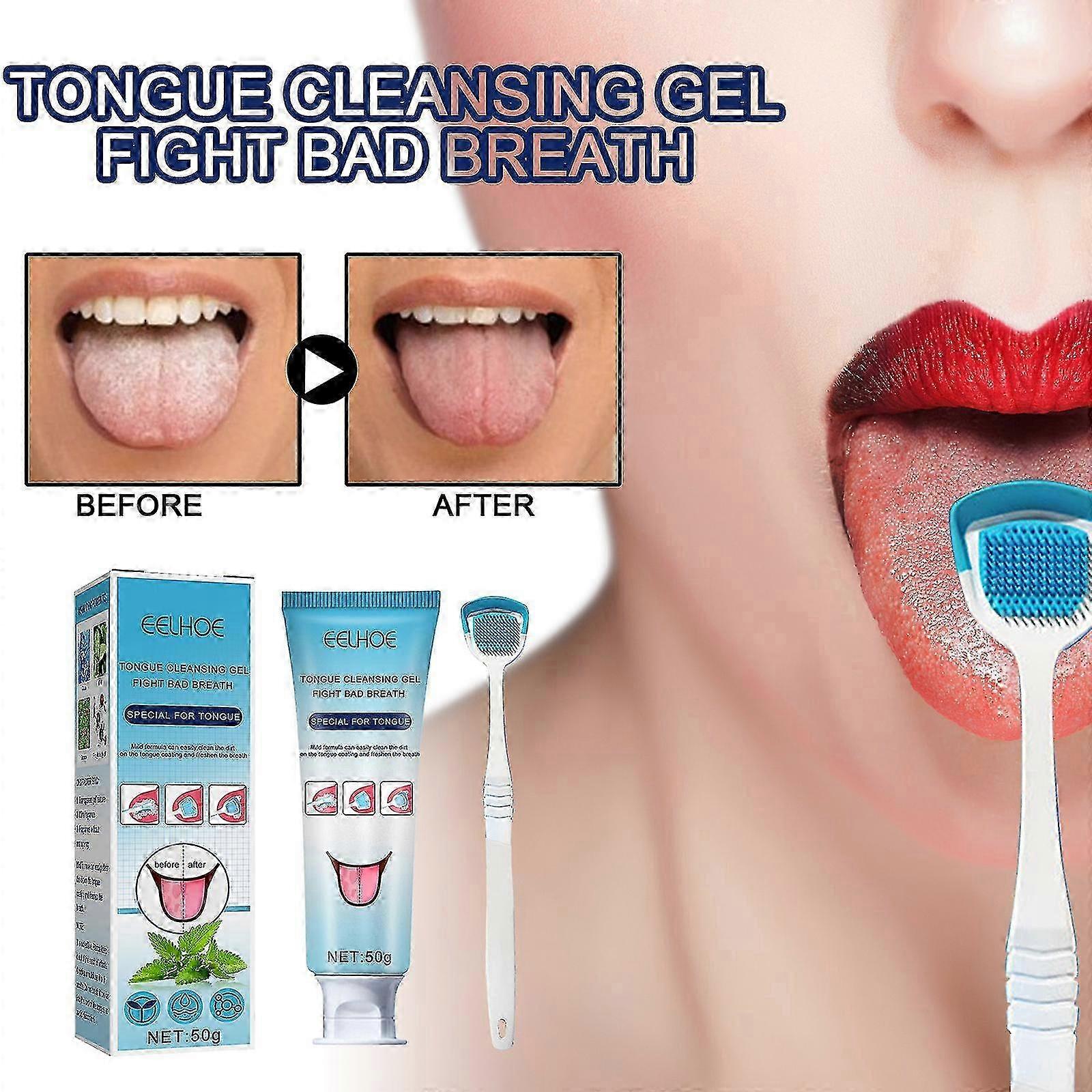 Gel nettoyant pour revêtement de langue Set Fresh Éliminer l’odeur buccale pour nettoyer la mauvaise haleine