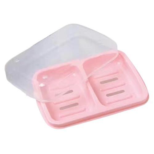Plastic Travel Soap Box 2pcs Portable Soap Holder With Lid