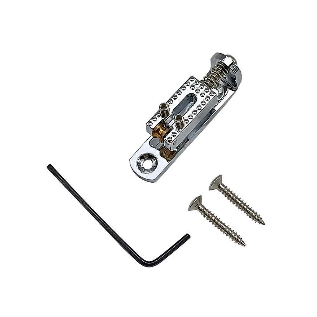 Single Individual Bridge Saddles Tailpiece with Screws Single Bridge Saddle Set