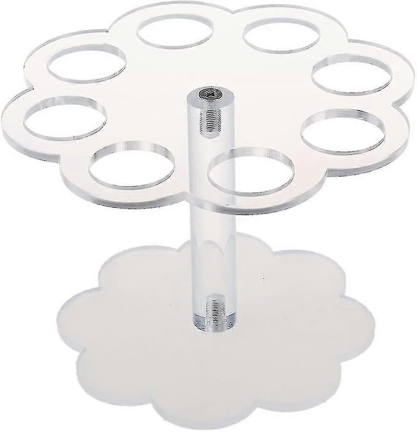 Removable 8 Holes Acrylic Ice Cream Cone Holder Stand Cone Display Stand